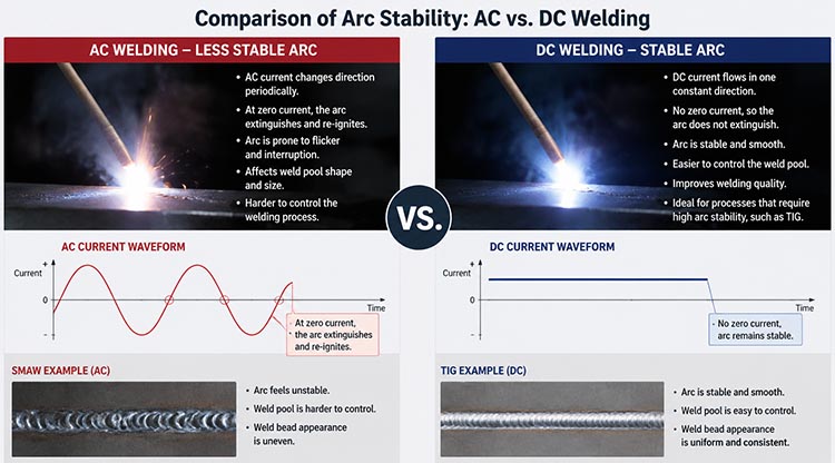 The difference between welding AC and DC-01